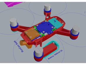 scintilla multirotor giochi e giocattoli 3d print model - Mito3D