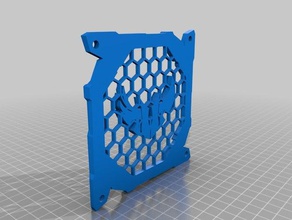 asus tuf fans grills computer fan grill 3d print model - Mito3D