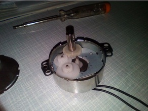la sustitución de rueda dentada chino síncrono ca del motor 33 rpm las piezas repuesto los engranajes reemplazo sincronizada 3d print model - Mito3D