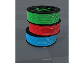 colorful drunken spool pen holder containers filament pencil 3d print model - Mito3D