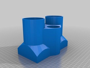 pump dryer top 2 parts 3d print model - Mito3D