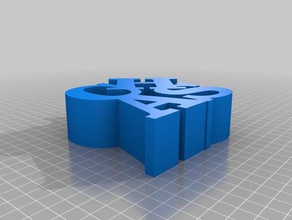 meu word personalizados escultura acss esculturas personalizado 3d print model - Mito3D