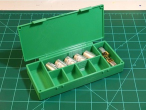 Kleinteile-box-Verschluss Werkzeug-Halterungen & - Boxen Teile box 3d print model - Mito3D
