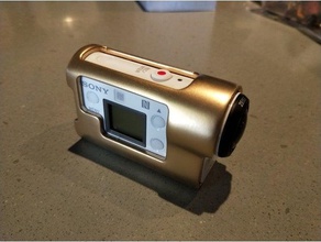 rad-x3000 à montage latéral de la caméra 3dprintable L'impression 3d rad-x3000v casque support sony actioncam 3d print model - Mito3D