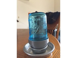 mason jar adapter diy 3d print model - Mito3D