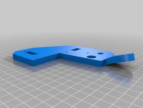 anet a8 diyagonal güçlendirme ve üst plaka bir parçası 3d yazıcı parçaları bocalama 3d print model - Mito3D
