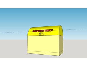 casella di stampati in 3d le cose La stampa box 3d print model - Mito3D