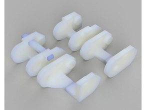 nathan ' s-deluxe-super-duper-Kabel-Kette links Teile Kabel-Kette Kabel-management 3d print model - Mito3D