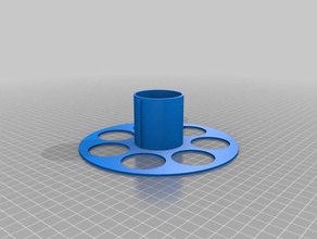 il mio personalizzato migliorato come-chiudere-to-stock spool organizzatore parti su misura 3d print model - Mito3D