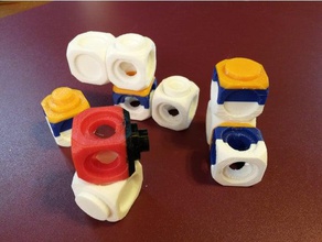 diversão snap cubos brinquedos & games cubo jogo 3d print model - Mito3D