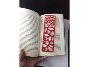 voronoi segnalibro strumenti di disegno libro livro marcador 3d print model - Mito3D
