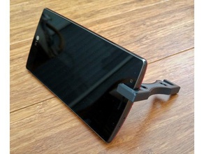 universal minimal phone stand mobile tacblades 3d print model - Mito3D
