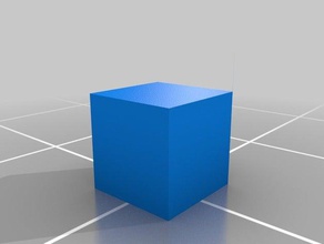 5mm cube start filament loops test 3d printing tests pcrox printer calibration testing thingiverse youtube tutorial 3d print model - Mito3D