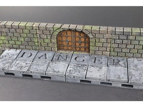 openforge 20 dynamic floor alphabet faces toy & game accessories dnd tiles dungeon dynamicfloors miniatures openforge2 pathfinder rpg tabletop terrain tile 3d print model - Mito3D