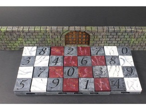 openforge 20 dynamic floor number faces toy & game accessories dnd tiles dungeon dynamicfloors miniatures openforge2 pathfinder rpg tabletop terrain tile 3d print model - Mito3D