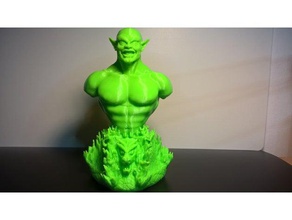 goblin busto sculture il i la scultura 3d print model - Mito3D