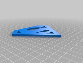 logo de superman La impresión en 3d 3d print model - Mito3D
