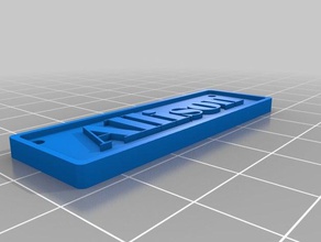 il mio nome personalizzato tag customizer segni e loghi su misura 3d print model - Mito3D