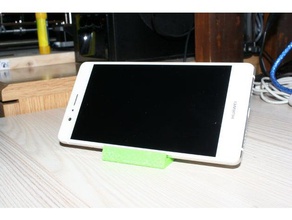 smartphone suporte horizontal telefone celular huawei p9 de do stand 3d print model - Mito3D