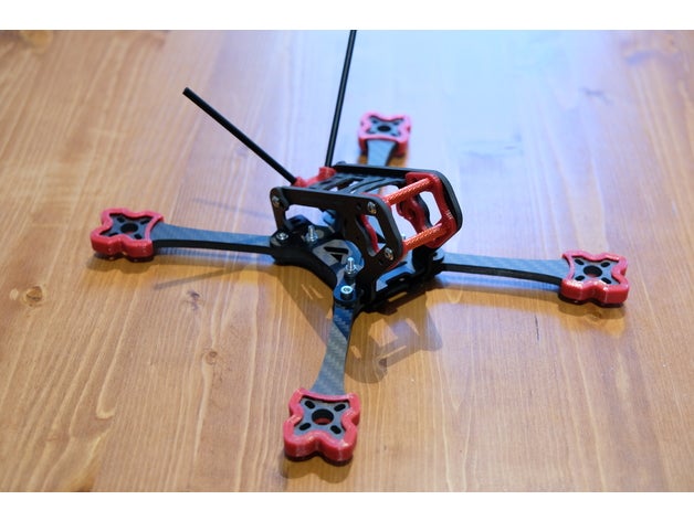 katana & swissknife garde de bras progressif du moteur montage r c véhicules pare-chocs protection des les drone accessoires fpv racing katana220 nracing quad course soft swisskife 3D print model - Mito3D