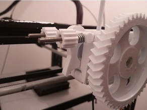 geared bowden extruder mk7 - v3 3d printer extruders 3d print model - Mito3D
