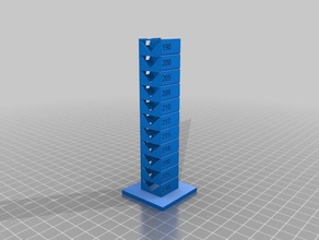 temp étalonnage de la tour 190-230 L'impression 3d tests personnalisé 3d print model - Mito3D