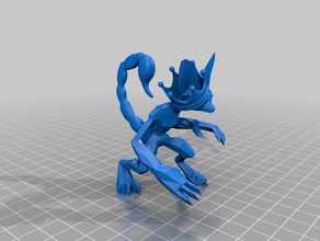 tegresin rindo demônio A impressão 3d 3d print model - Mito3D