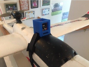 sq11 velcro strap camera mount cam 3d print model - Mito3D