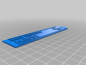meu presente personalizado tag floco de neve esposa sinais e logotipos 3d print model - Mito3D