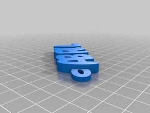 abril 1 keychains customized 3d print model - Mito3D