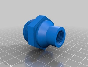 rv linha de água soprar adaptador remix peças substituição 3d print model - Mito3D