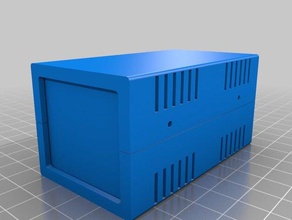 mi personalizados último paramétrico de la caja electrónica personalizado 3d print model - Mito3D