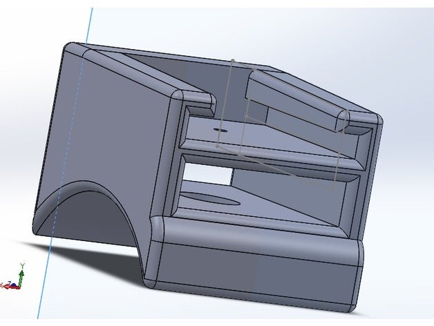 soporte para luz delantera benotto partes bicicleta 3D print model - Mito3D