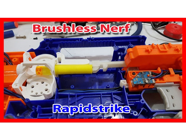 nerf rapidstrike-brushless motor-setup-gen 3 diy rapidstrike nerf-blaster gun 3D print model - Mito3D