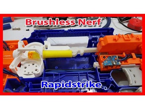 nerf rapidstrike brushless motor setup gen 3 diy blaster gun 3d print model - Mito3D