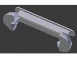 ventilador de caja la manija sin cable bobina las piezas repuesto el 3d print model - Mito3D