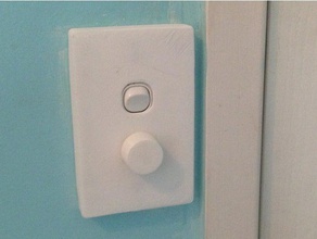 australian light switch cover fan knob decor 3d print model - Mito3D