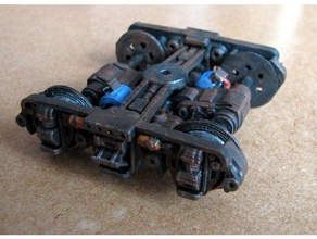 1 24 ölçek bogie ayarlamak güç araç tren ölçekli model 3d print model - Mito3D