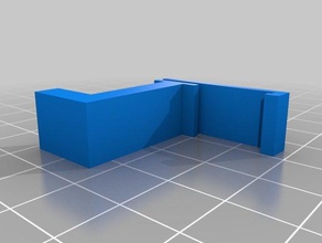 keyhole hook - extra sturdy organization metal shelf shelving unit 3d print model - Mito3D