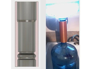 brita water filter 5gal 5gal filter holder coupler household 5 gal 5 gallon brita filter water water bottle water filter