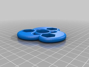 customized yin-yang fidget spinner m12x3 19 long tail r3 mechanical toys 3d print model - Mito3D