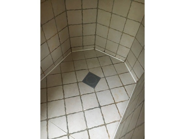 chuveiro grid - grade de douche casa banho 3D print model - Mito3D