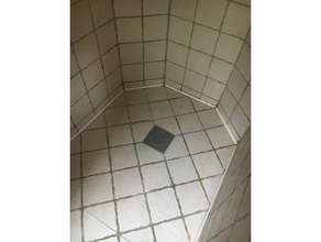 ducha en la cuadrícula de parrilla se duche cuarto baño duchas vaginales 3d print model - Mito3D