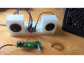 protoboard alto-falante o áudio arduino audiófilo de experimentação titular eletrônica em casa 3d print model - Mito3D