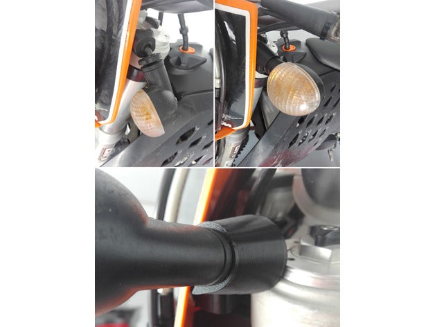 lumière intermittente de réparation support ktm les pièces rechange intermittent 125 exc moto la partie 3D print model - Mito3D