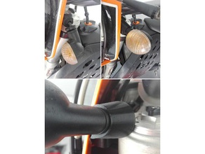 intermittent light repair bracket ktm replacement parts 125 exc motorcycle part 3d print model - Mito3D