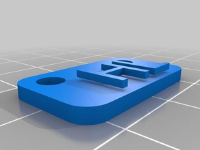 hl-tag Schilder & logos kundengebundene 3d print model - Mito3D