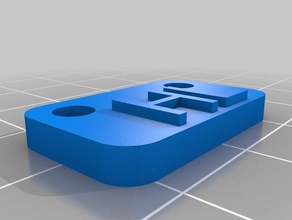 hl-tag Schilder & logos kundengebundene 3d print model - Mito3D