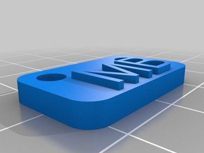 mb tag sinais e logotipos personalizado 3d print model - Mito3D