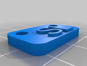 sl tag les signes et logos personnalisé 3d print model - Mito3D